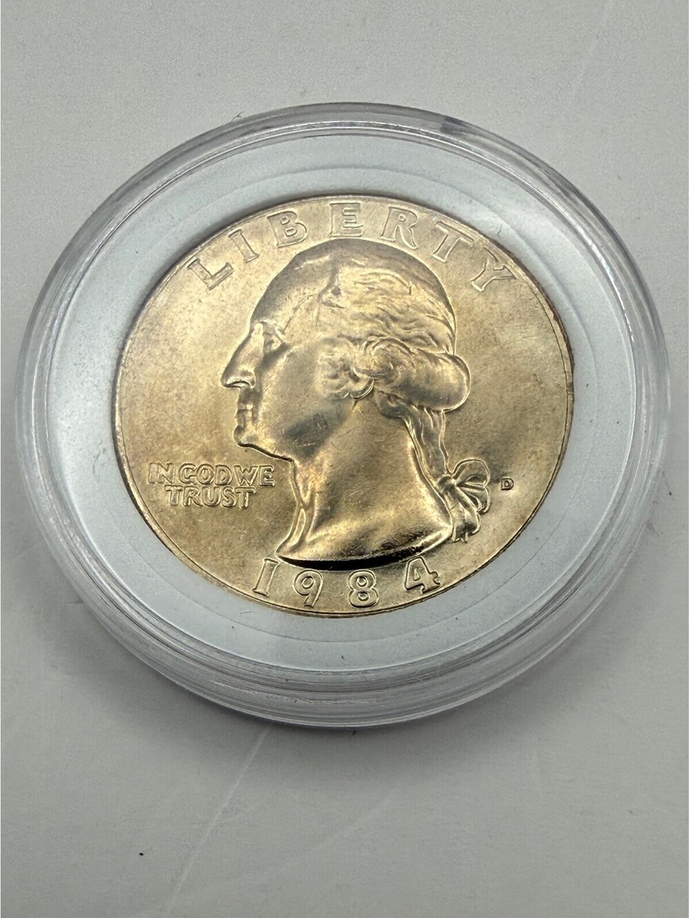1984-D Washington Quarter Dollar Brilliant Uncirculated Denver Mint US Coin